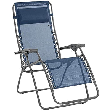 Lafuma Relax-Liegestuhl, Klappbar und verstellbar, Mit Schnürsystem, RSXA, Batyline, seigle (beige) im Sale